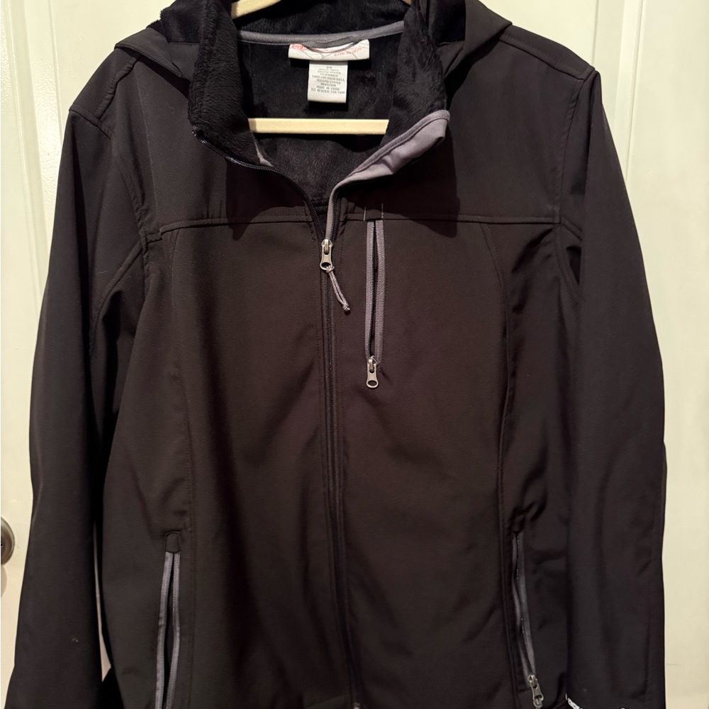 Free Country Black Jacket with Gray Details